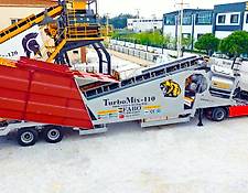 Fabo TURBOMİX 110 CE QUALITY NEW GENERATION MOBILE CONCRETE MIXING PLANT