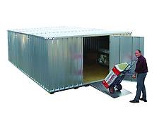 Iovino Container Halle 3x6m,18m² NEU Material Container SCHNELLBAU