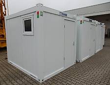 Containex 3m Länge WC und Dusche getrennt Containex 3m Länge WC und Dusche getrennt