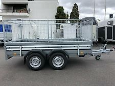 Brenderup Tieflader 2000kg inkl. Laubgitter Anhänger 2 Achser