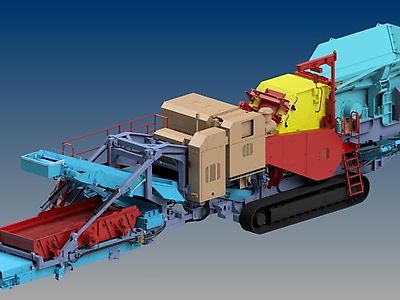 Fabo Fabo FTI-130s Tracked Impact Crusher with Vibrating Screen