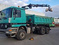 Mercedes-Benz Actros 3340 Meiller Kipper Kran mit Funk Allrad 6x6 Schalter Mercedes-Benz Actros 3340 Meiller Kipper Kran mit Funk Allrad 6x6 Schalter